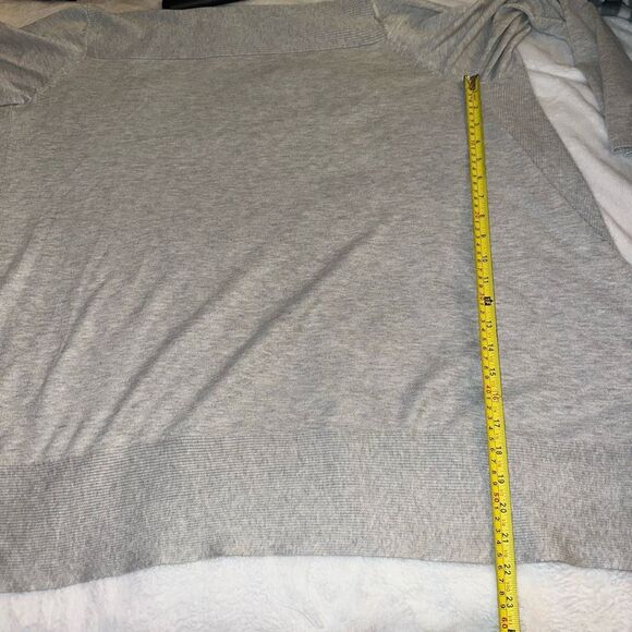 Chicos Women’s Cardigan Sweater Light Gray Size 2 (Large) EUC - Picture 9 of 11